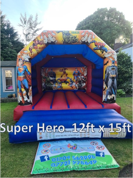 Super Hero Bouncy Castle